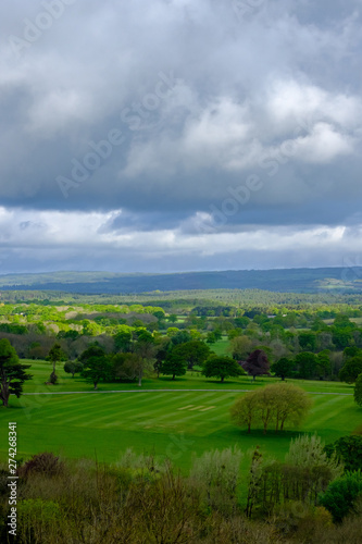 Southdown Way over Duncton Hill in the UK photo