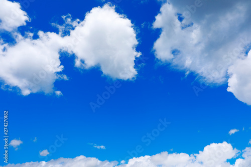 Cloud and blue sky for nature background