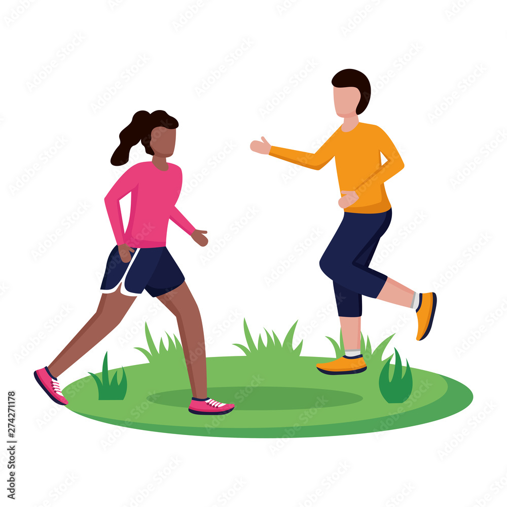 people running activity people running activity