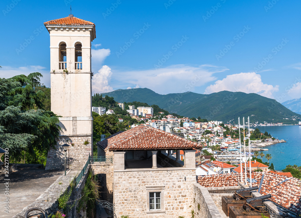 A Herceg Novi Old Town in Montenegro