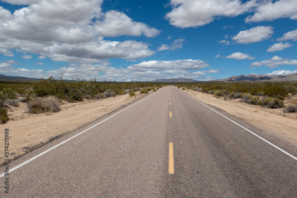Straight Road in front of you, Mojave National Park Straight Road in front of you, Mojave National Park
