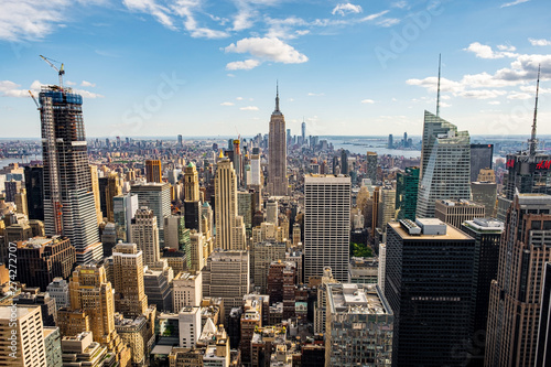 Midtown of New York cityscape view from rooftop Rockefeller Center © Edi Chen