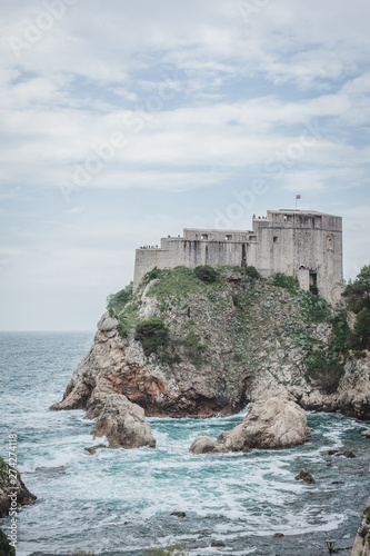 Blick auf Festung von Dubrovnik