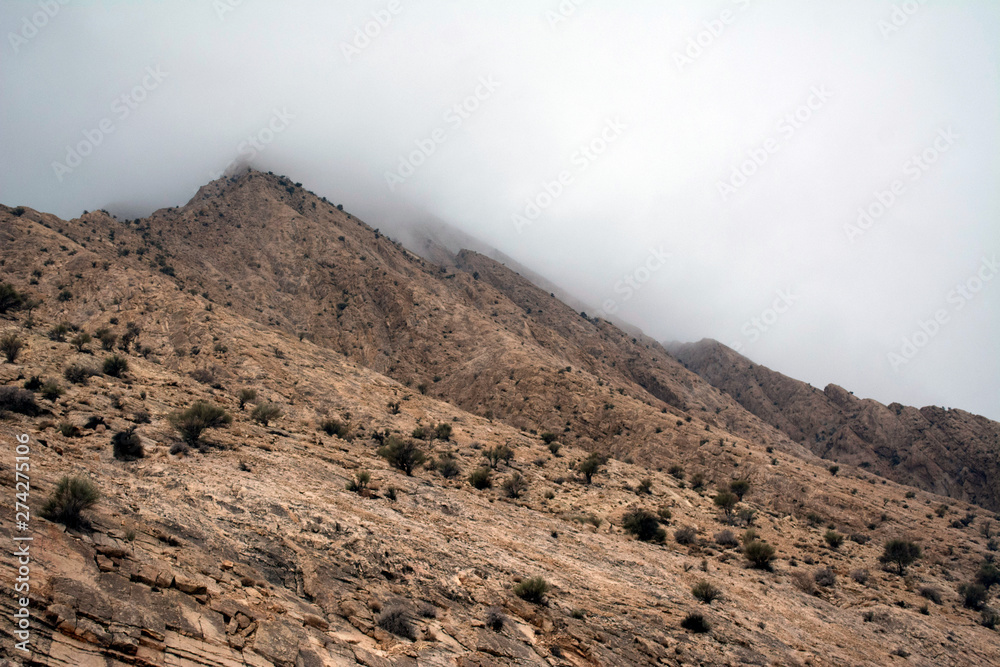mountains in the fog, Iran