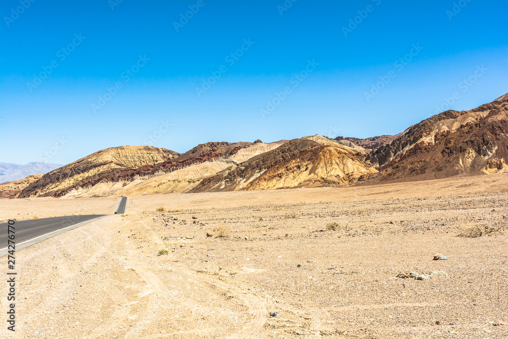 Artist Drive in Death Valley National Park, California Artist Drive in Death Valley National Park, California