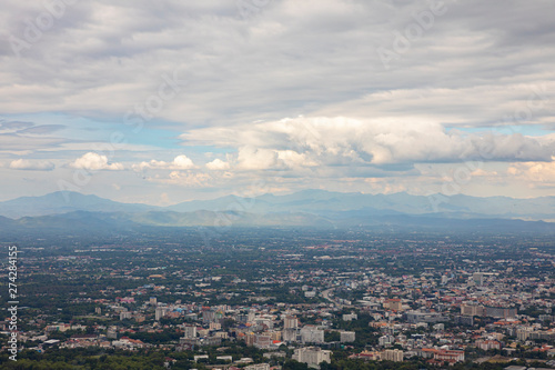 Beautiful Chiang Mai Cityscape in the sunset