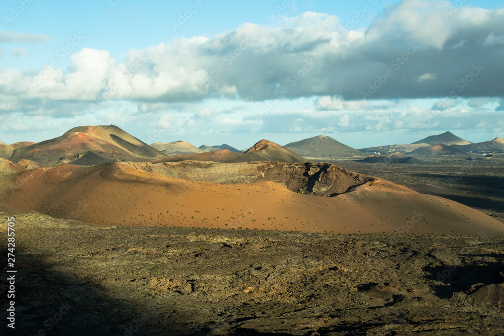 Il cratere di un vulcano - Lanzarote, Isole Canarie