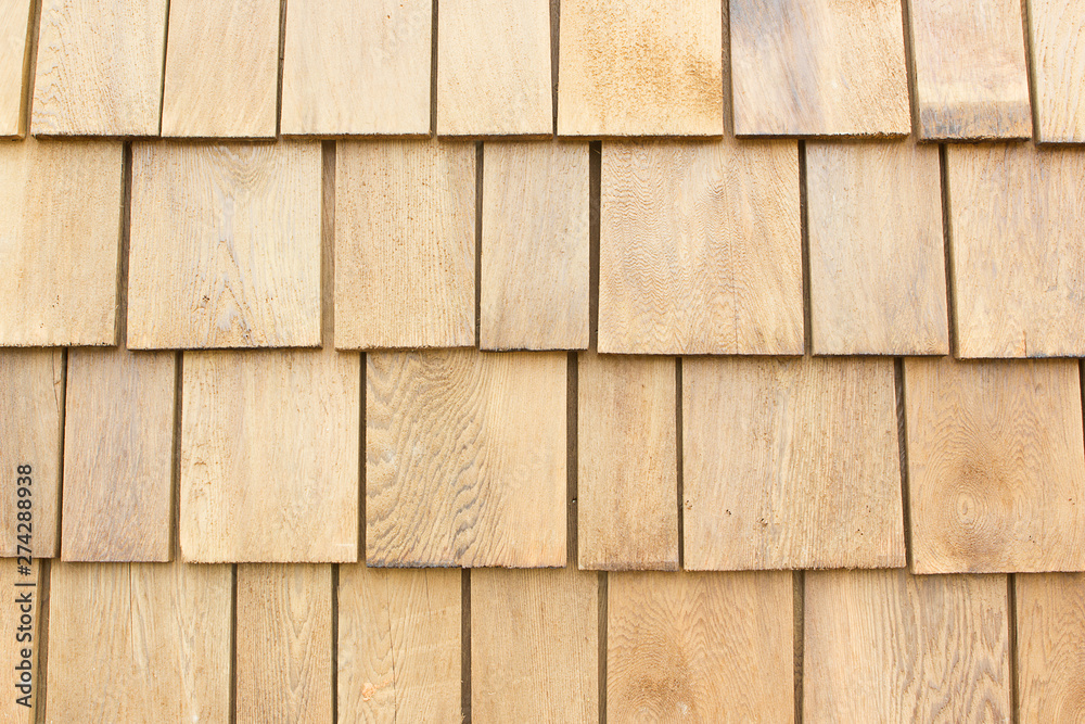 Brown wooden roof.shingles. Brown wooden roof.shingles.