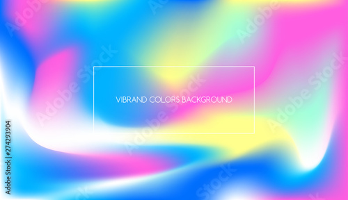 Holographic gradient textures for trendy unicorn background