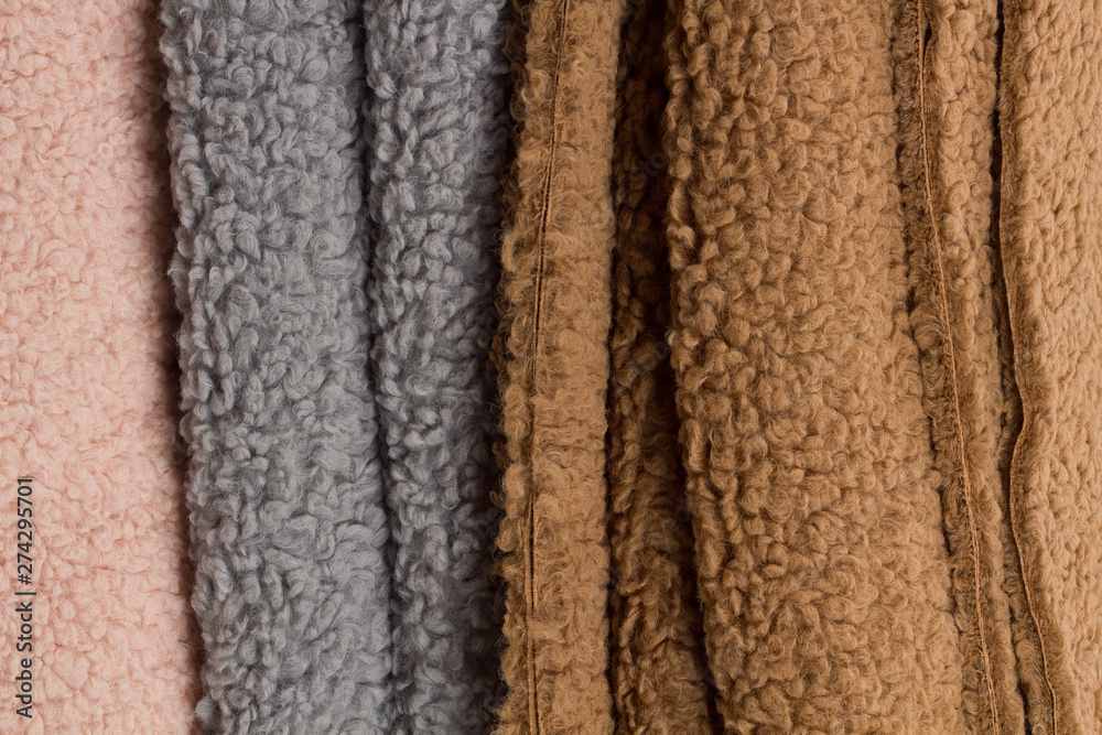 Closeup karakul fur texture to background Closeup karakul fur texture to background