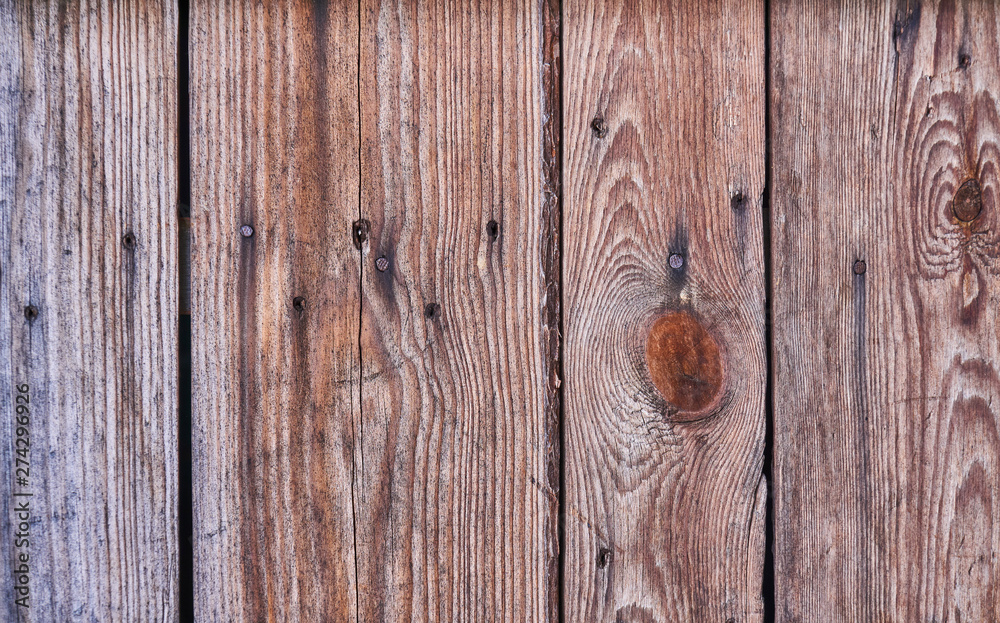 Obraz premium old wood rough texture background in row
