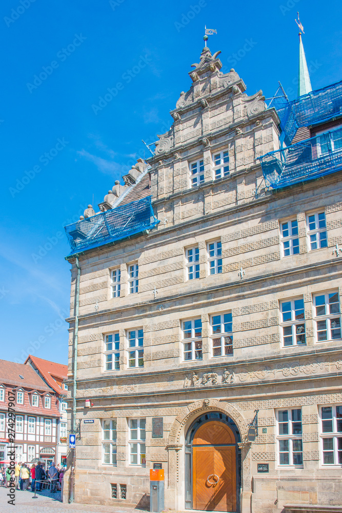 Obraz premium Wedding House (Hochzeitshaus) Hameln Lower Saxony (Niedersachsen)