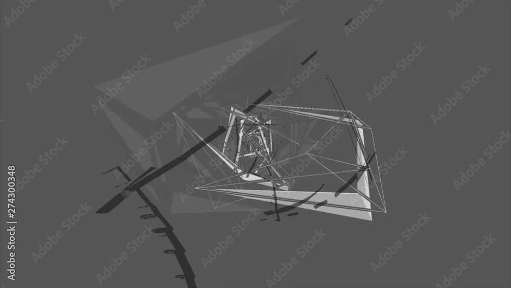 Abstract Background Rotating Geometric Tunnel 14 Abstract Background Rotating Geometric Tunnel 14