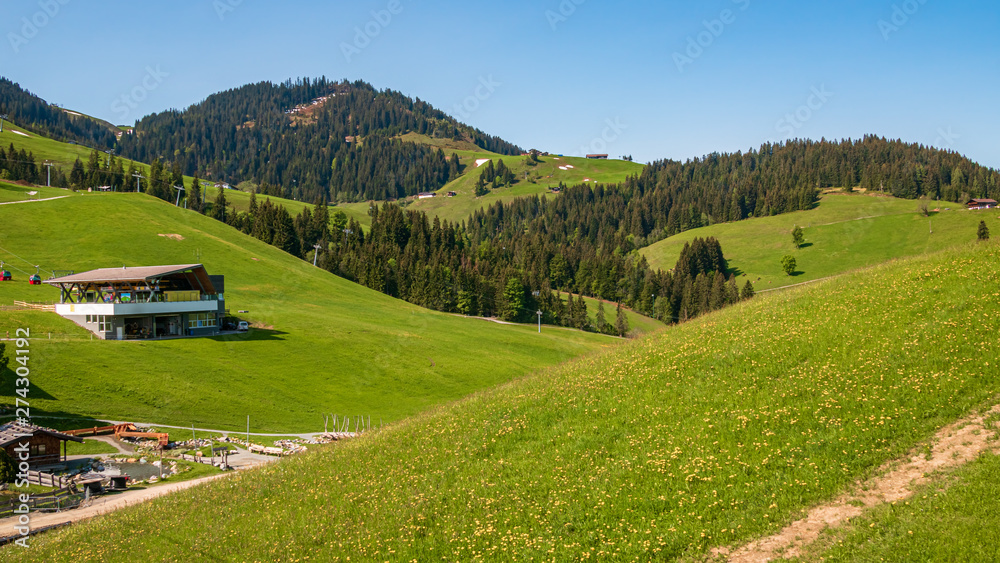 Beautiful alpine view at Hohe Salve summit - Söll - Tyrol - Austria