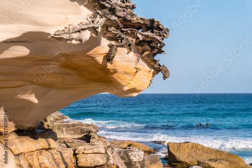 Atemberaubende Gesteinsformation - Bondi Bay - Sydney