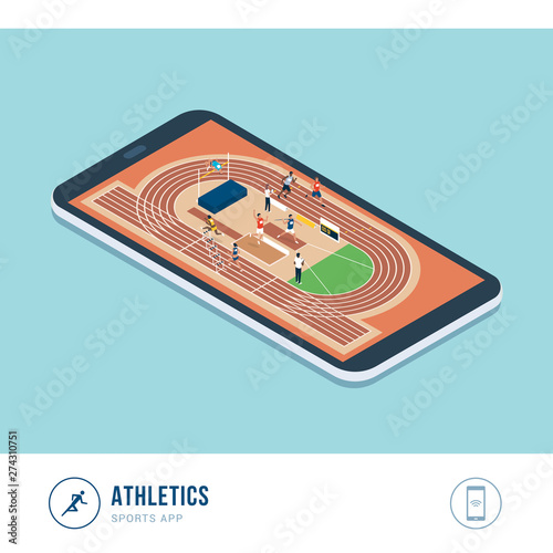 Professional sports competition: athletics