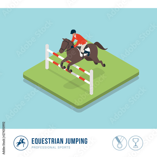 Professional sports competition: equestrian horse riding