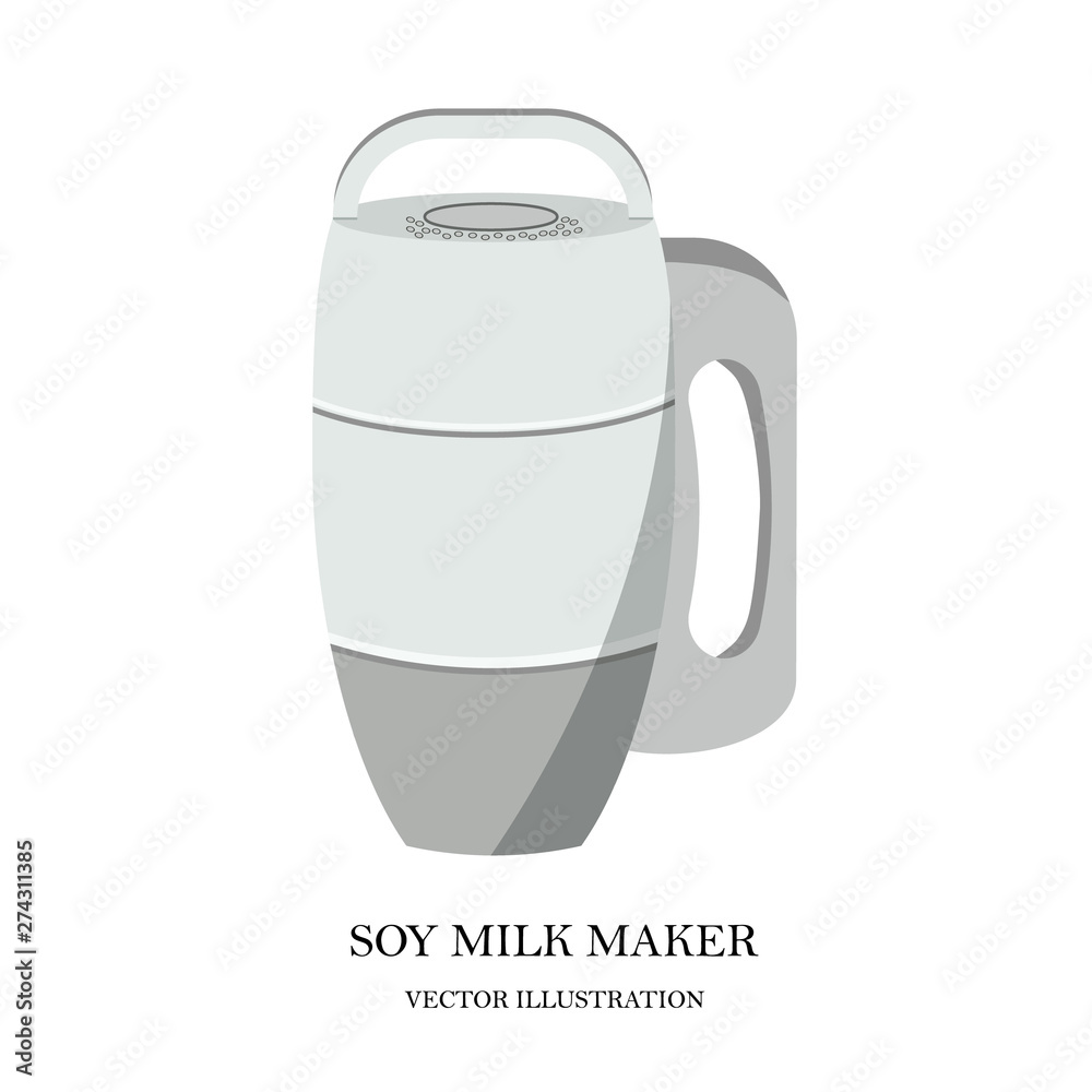 Soy milk maker. Grain blending machine .Healthy lifestyle. Soy milk maker. Grain blending machine .Healthy lifestyle.