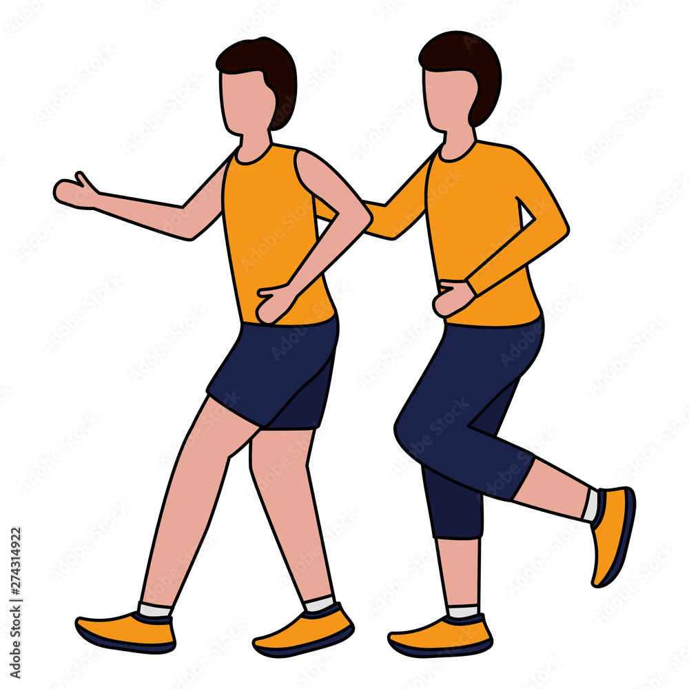 people running activity people running activity
