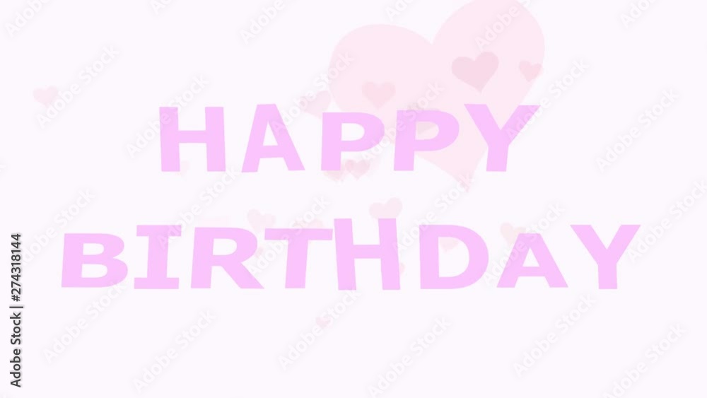 誕生(誕生日)のオープニングテンプレート 誕生(誕生日)のオープニングテンプレート