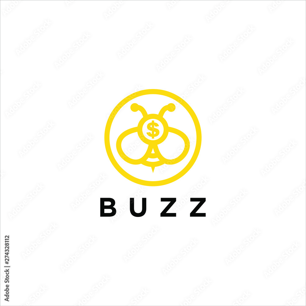buzz logo minimalist concept buzz logo minimalist concept