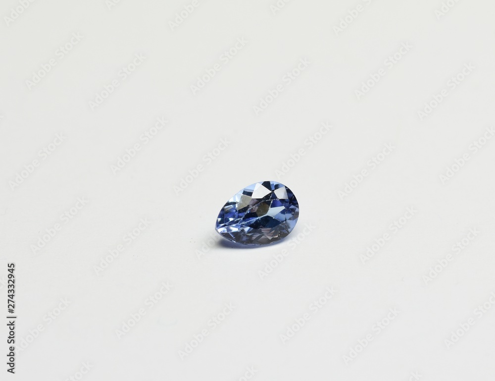 Tanzanite facet cut gemstone Tanzanite facet cut gemstone