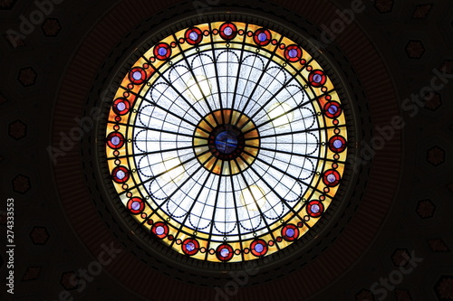 Stained glass ceiling