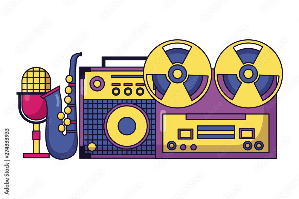 Obraz premium festival music poster