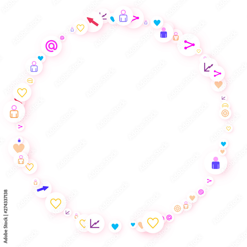 Social media marketing, Communication concept. Social media marketing, Communication concept.