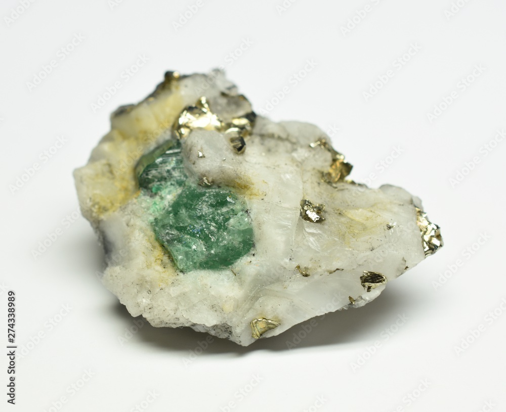 Emerald from Colombia gemstone in Matrix