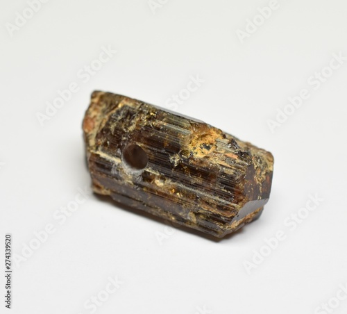 Tourmaline drilled gemstone photo