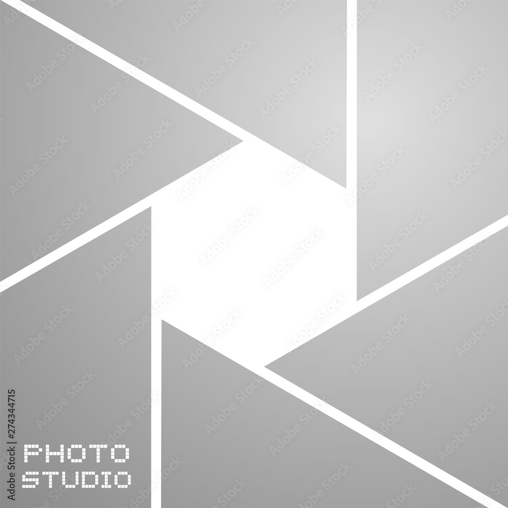 Fototapeta premium Shutter cam symbol