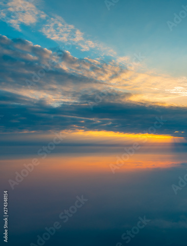 • sea of clouds in the morning sun, at the top of Emei Mountain in Sichuan Province, China © Weiming