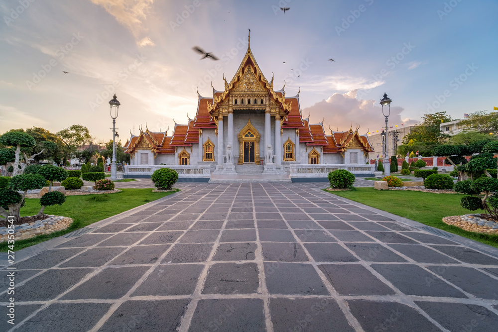 the first grade royal monastery, Wat Benchamabophit Dusitvanaram Rajawarawiharn, Bangkok, Thailand the first grade royal monastery, Wat Benchamabophit Dusitvanaram Rajawarawiharn, Bangkok, Thailand