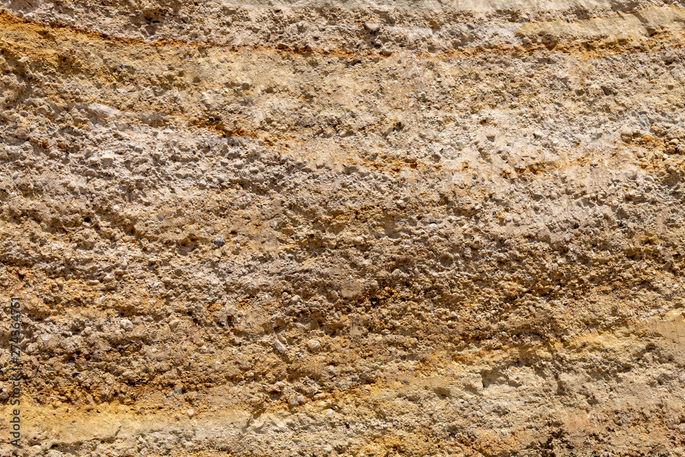 Weathered Natural Yellowish Soil Layers Texture Weathered Natural Yellowish Soil Layers Texture