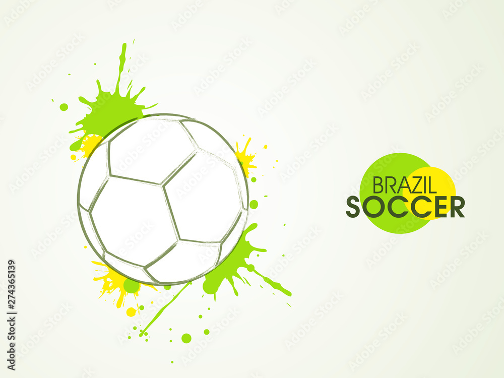 Fototapeta premium Soccer tournament concept, Sports background.