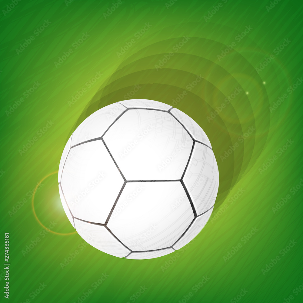 Naklejka premium Soccer tournament concept, Sports background.