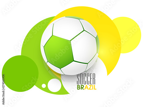 Soccer tournament concept  Sports background.