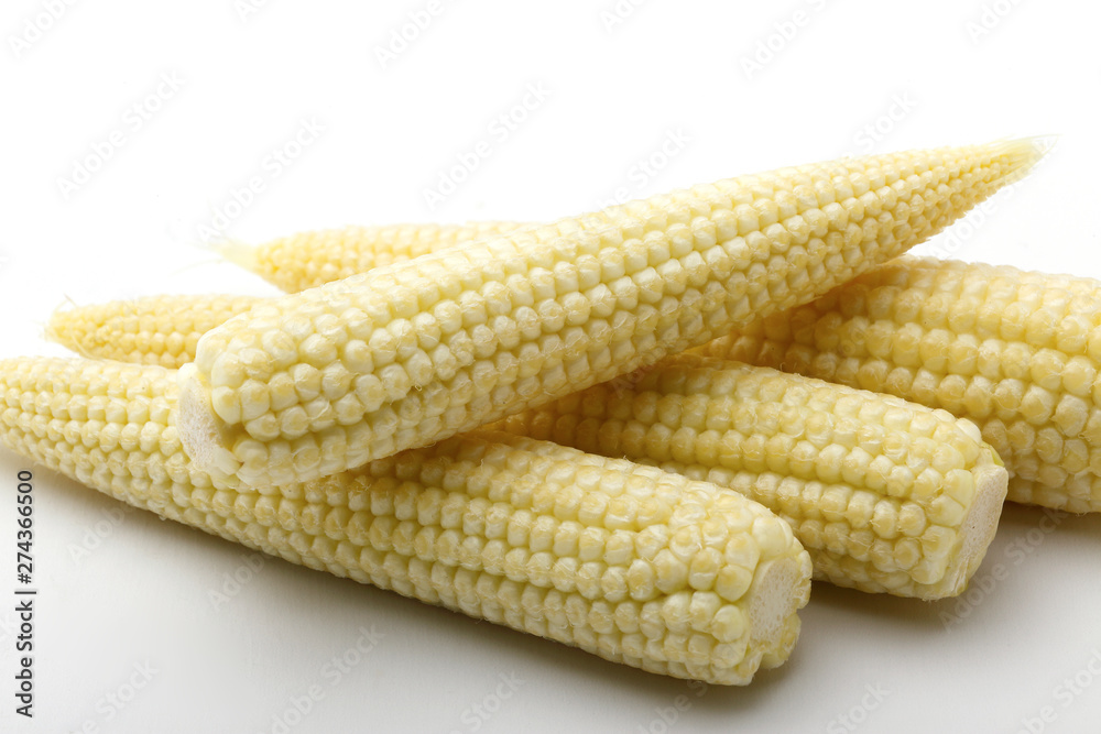 ヤングコーン 白バック