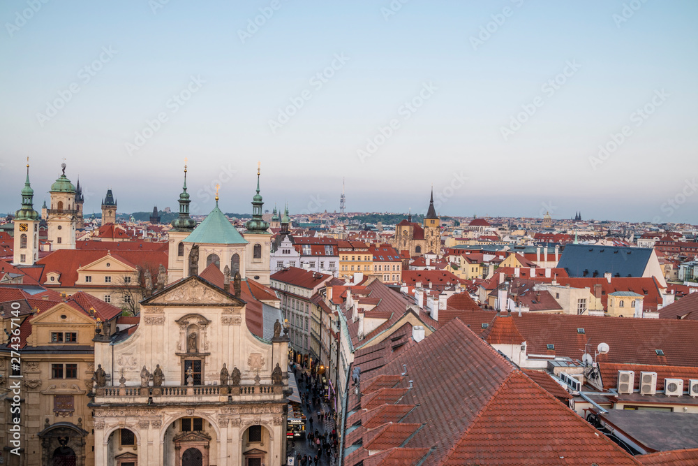 Città vecchia vista dall'alto,Praga