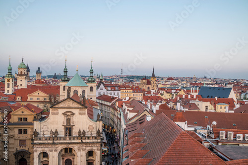 Città vecchia vista dall'alto,Praga