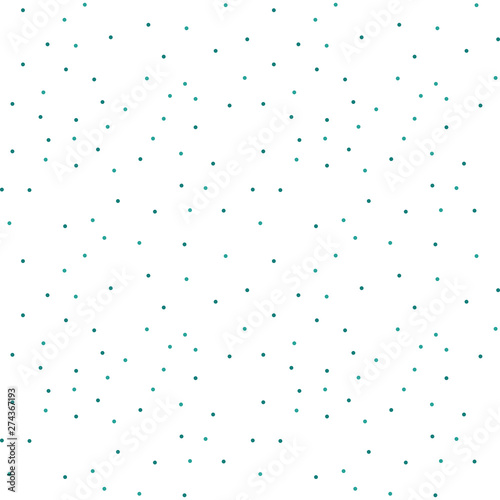 polka dot seamless vector pattern white background. White and blue polka dots background. Chaotic elements. Abstract geometric shape texture. Design template for wallpaper,wrapping, textile.