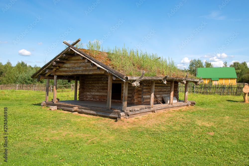 Residential houses of the Slavic village of the tenth century Residential houses of the Slavic village of the tenth century