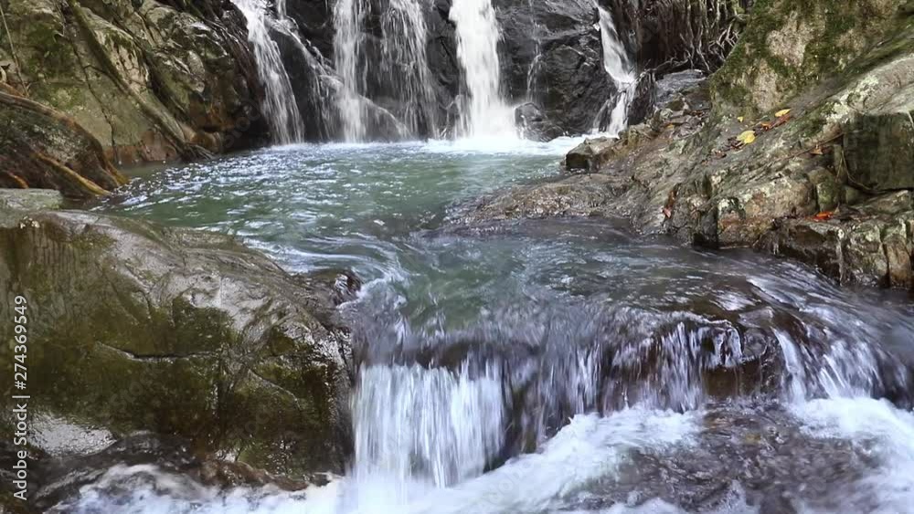 Chet Kod waterfall in ecotourism study center, Chet Kod-Pong Kon Sao, Saraburi,Thailand. Chet Kod waterfall in ecotourism study center, Chet Kod-Pong Kon Sao, Saraburi,Thailand.