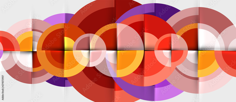 Geometric design abstract background - circles Geometric design abstract background - circles
