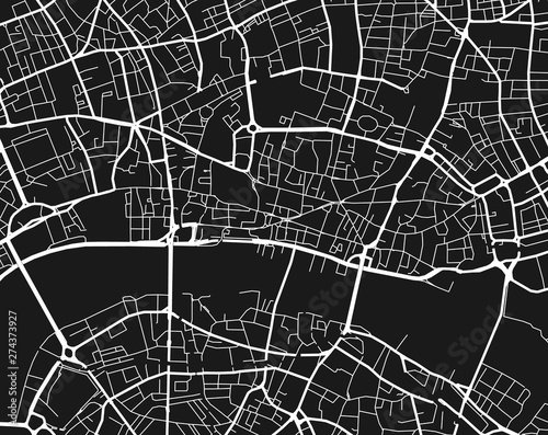 Location map of city