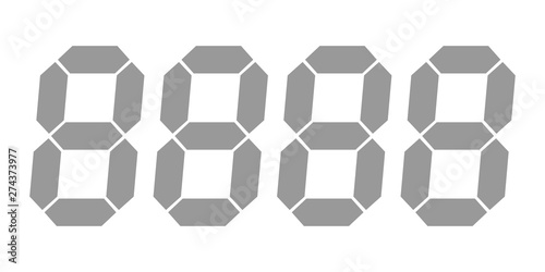 Digital numbers price