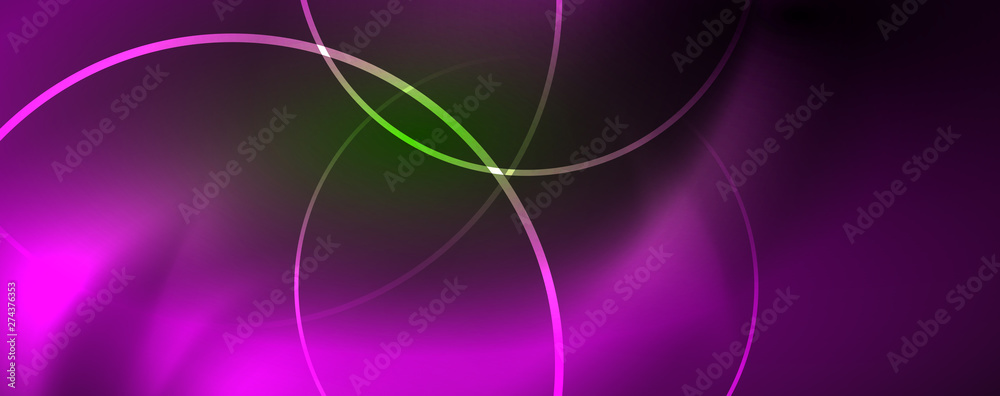 Shiny neon lines template - northern lights glowing blur lines. Futuristic style glow neon 80s disco club or night party techno template Shiny neon lines template - northern lights glowing blur lines. Futuristic style glow neon 80s disco club or night party techno template