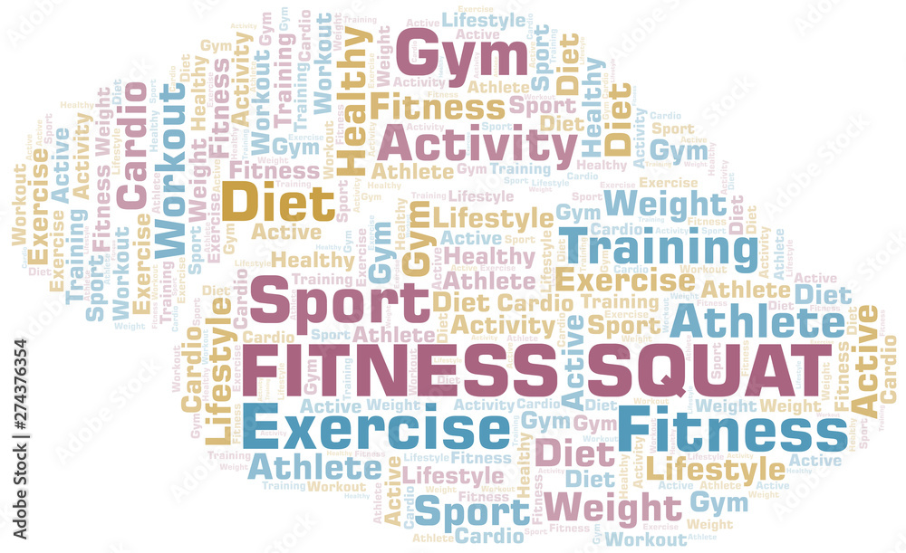 Fitness Squat word cloud. Wordcloud made with text only. Fitness Squat word cloud. Wordcloud made with text only.