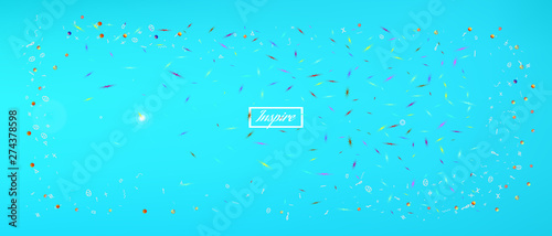Colorful abstract ultra wide space background 